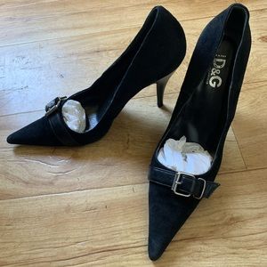 D&G Pointed Suede Women Heels